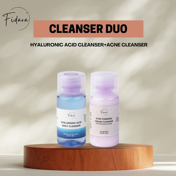 Buy Best Cleanser Duo Kit (Samples) Online In Pakistan | Fidara Beauty