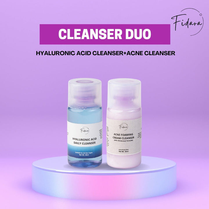 Buy Best Cleanser Duo Kit (Samples) Online In Pakistan | Fidara Beauty