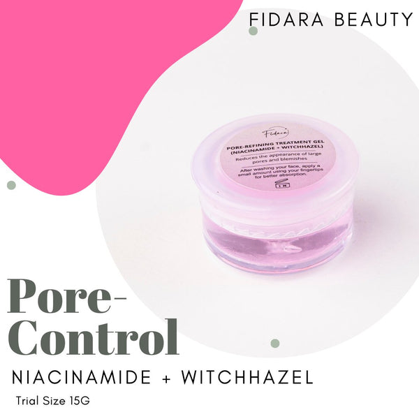 Buy Best Pore-Refining Treatment Gel (Niacinamide + Witch-hazel) Sample Size Online In Pakistan | Fidara Beauty